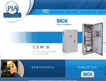 Tablet Screenshot of pia.com.mx